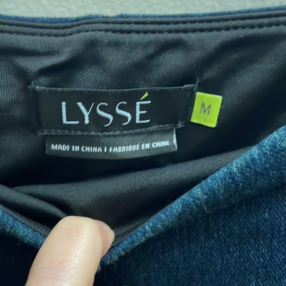Lyses Women’s Denim Leggings Jeggings. Size Medium - Picture 2 of 11